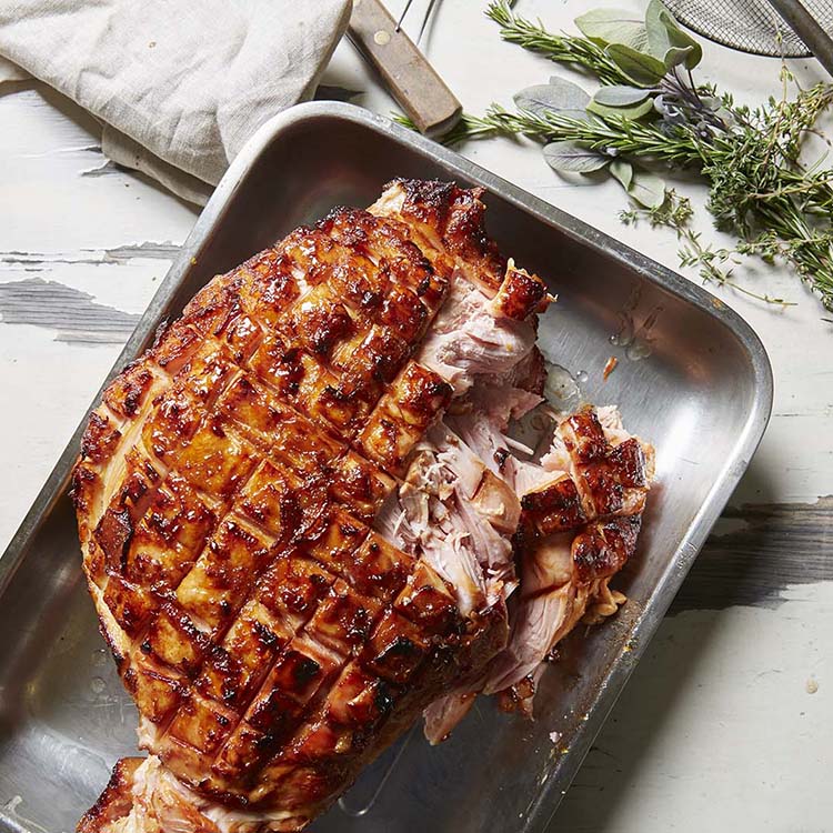 Orange Marmalade & Sweet Soy Glazed Ham NZ Pork